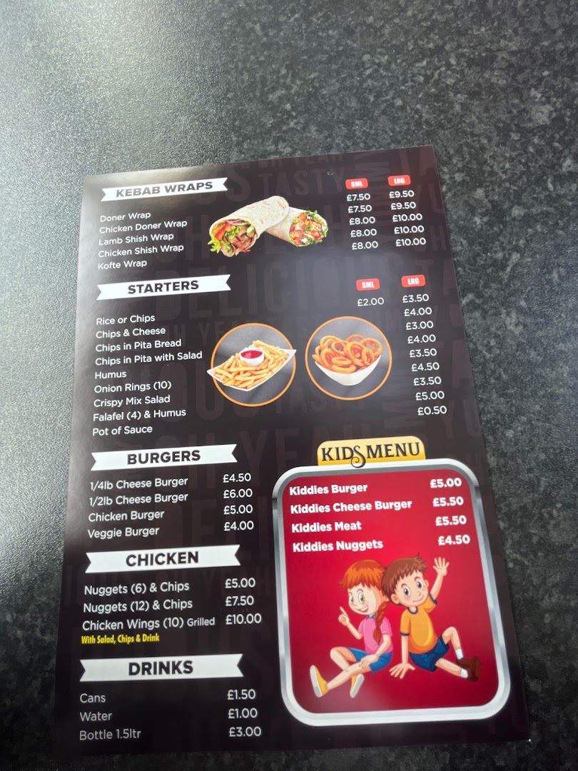 Delicious kebab dish